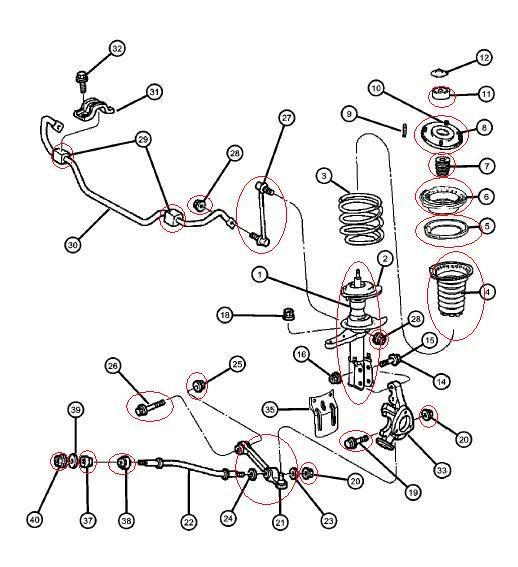 [DIAGRAM] Chrysler 300m Front Suspension Diagram